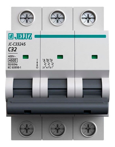 Llave Térmica Tripolar 3 X 63a Jeluz Electro Medina 1